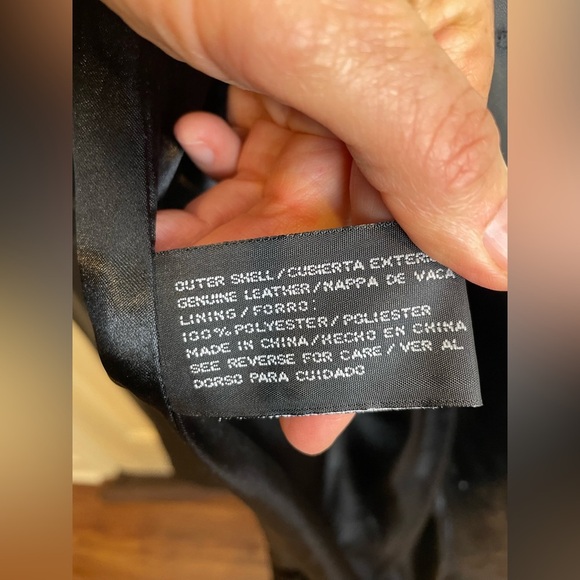 Vintage Jacqueline Ferrar Black Leather Women's trench Coat - Picture 12 of 16